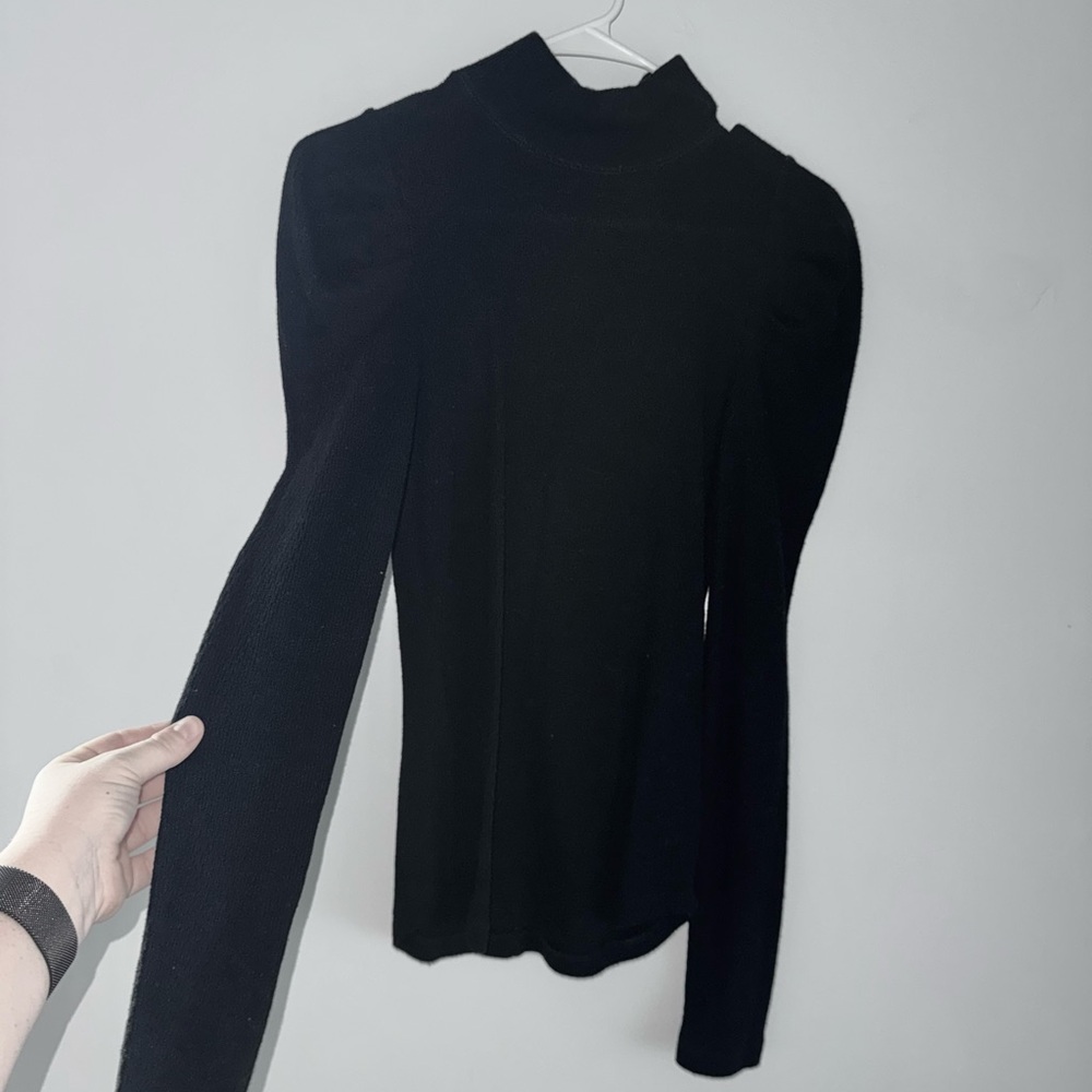 Free People Charcoal Knit Sweater